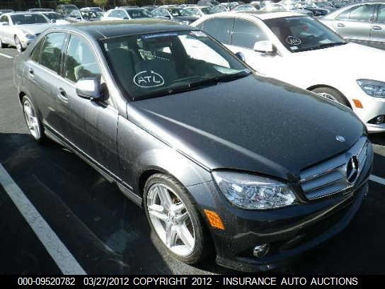 2009 Mercedes-Benz C350 VIN: WDDGF56X99R062719 Lot: 9520782