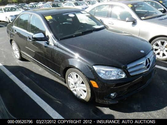 2009 Mercedes-Benz C300 4 Matic VIN: WDDGF81X69R066879 Lot: 9520796