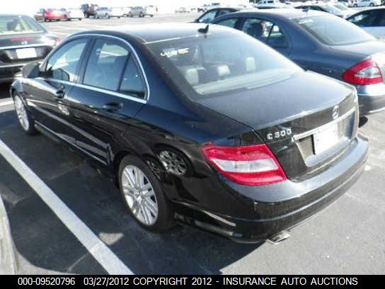 2009 Mercedes-Benz C300 4 Matic VIN: WDDGF81X69R066879 Lot: 9520796