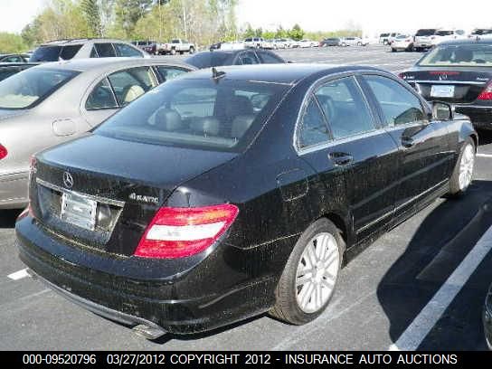 2009 Mercedes-Benz C300 4 Matic VIN: WDDGF81X69R066879 Lot: 9520796