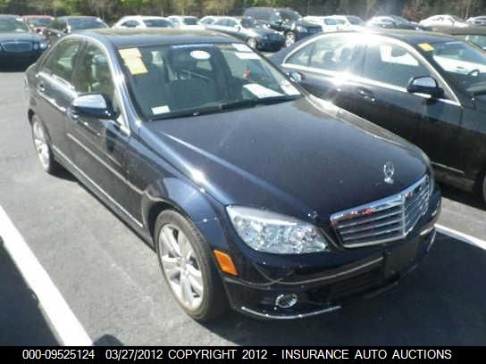 2009 Mercedes-Benz C300 300 VIN: WDDGF54XX9F240318 Lot: 9525124