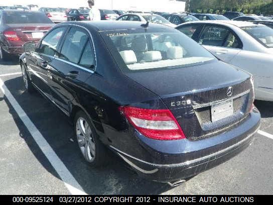 2009 Mercedes-Benz C300 300 VIN: WDDGF54XX9F240318 Lot: 9525124