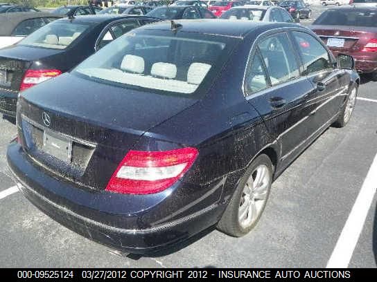 2009 Mercedes-Benz C300 300 VIN: WDDGF54XX9F240318 Lot: 9525124