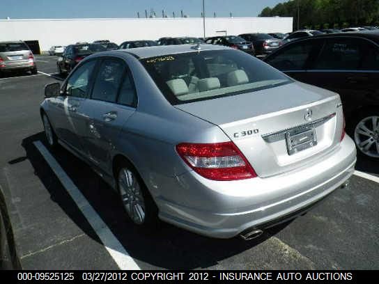 WDDGF81X19R085081 2009 Mercedes-Benz C300 4 Matic