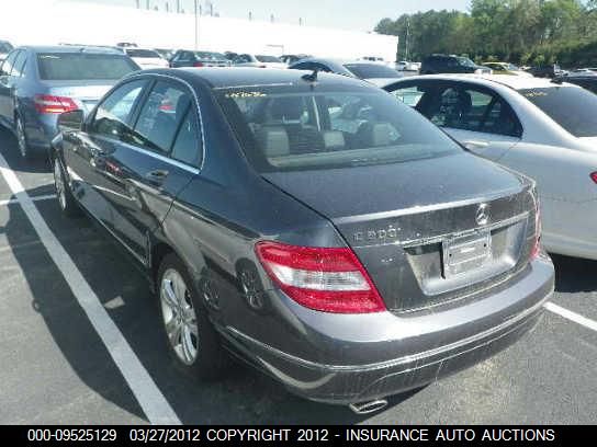 2009 Mercedes-Benz C300 300 VIN: WDDGF54X29F231208 Lot: 9525129