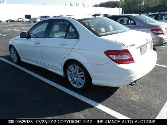 2009 Mercedes-Benz C300 4 Matic VIN: WDDGF81X59F271806 Lot: 9525183