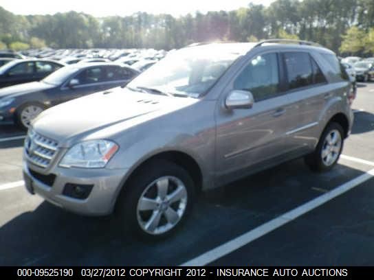 2009 Mercedes-Benz Ml350 VIN: 4JGBB86E19A496482 Lot: 9525190