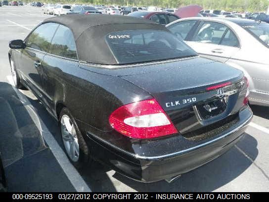 2008 Mercedes-Benz Clk350 350 VIN: WDBTK56F08F250944 Lot: 9525193