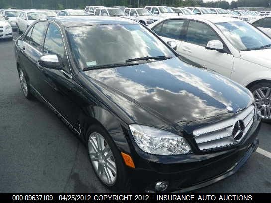 2008 Mercedes-Benz C300 300 VIN: WDDGF54X98F097571 Lot: 9637109