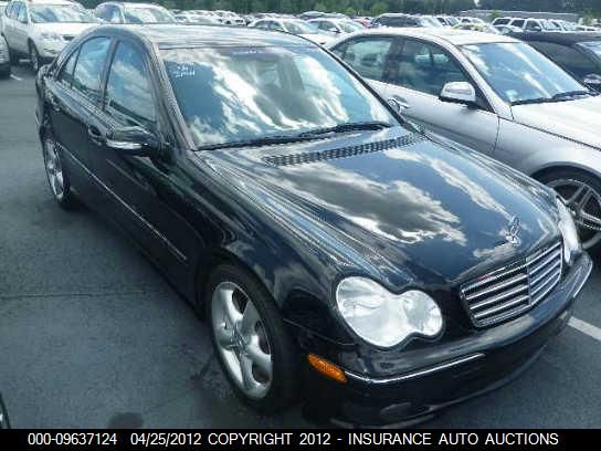 2005 Mercedes-Benz C320 VIN: WDBRF64J25F595626 Lot: 9637124