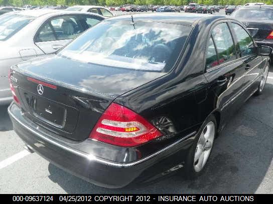 2005 Mercedes-Benz C320 VIN: WDBRF64J25F595626 Lot: 9637124