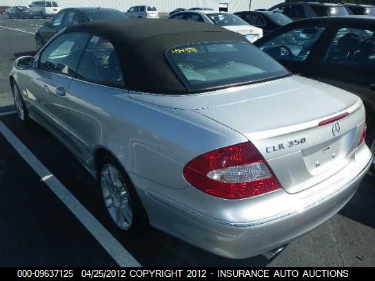 2009 Mercedes-Benz Clk350 350 VIN: WDBTK56F89T105007 Lot: 9637125