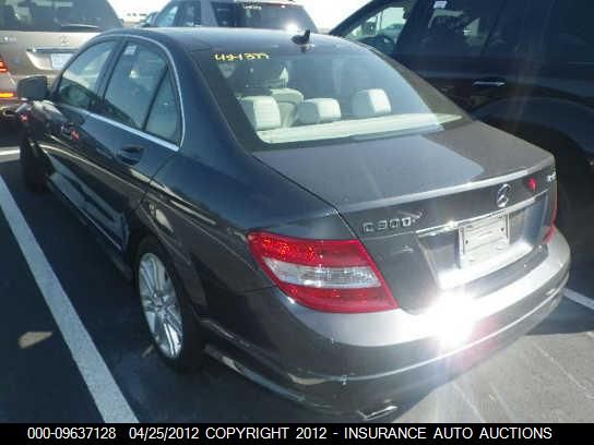 2009 Mercedes-Benz C300 4 Matic VIN: WDDGF81X39F214195 Lot: 9637128