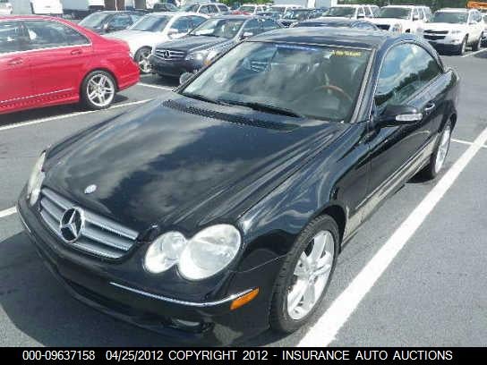 2006 Mercedes-Benz Clk350 black coupe gasoline WDBTJ56J16F196283 photo #3