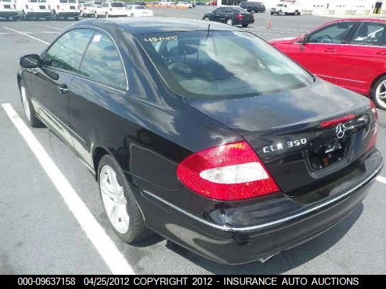 2006 Mercedes-Benz Clk350 black coupe gasoline WDBTJ56J16F196283 photo #4