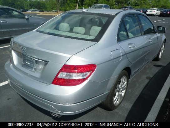 2009 Mercedes-Benz C300 300 VIN: WDDGF54X99R043901 Lot: 9637237