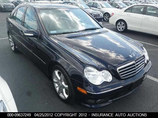 2007 Mercedes-Benz C230 230 VIN: WDBRF52H47F926655 Lot: 9637249