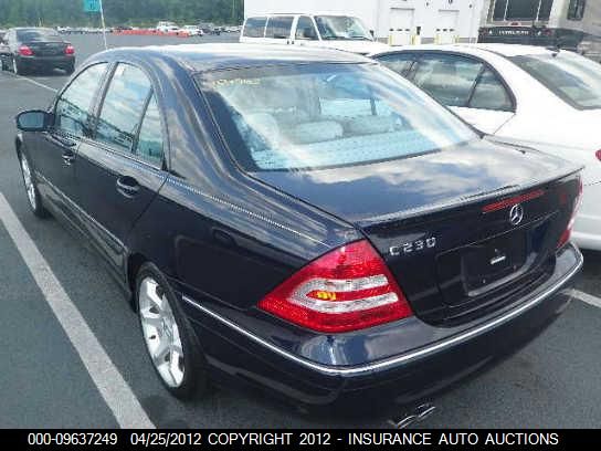 2007 Mercedes-Benz C230 230 VIN: WDBRF52H47F926655 Lot: 9637249