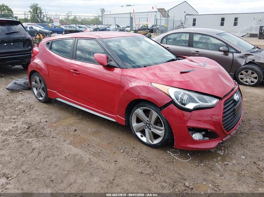 2013 HYUNDAI VELOSTER TURBO W/BLACK — снимка 1