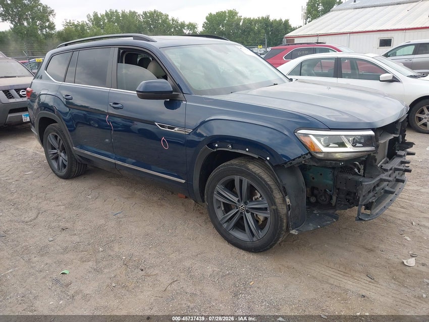 2021 VOLKSWAGEN ATLAS 3.6L V6 SE W/TECHNOLOGY R-LINE — снимка 1