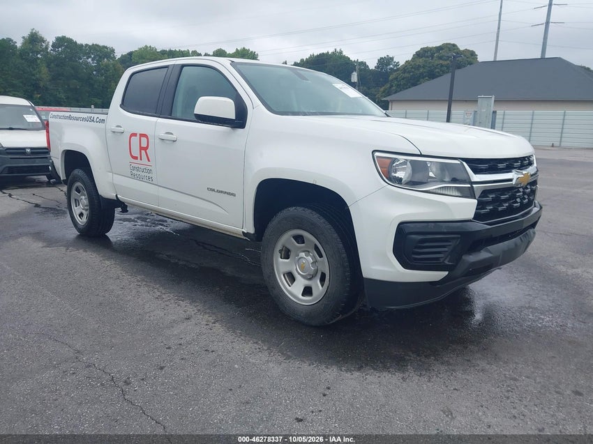 2022 CHEVROLET COLORADO 2WD  SHORT BOX WT — снимка 1