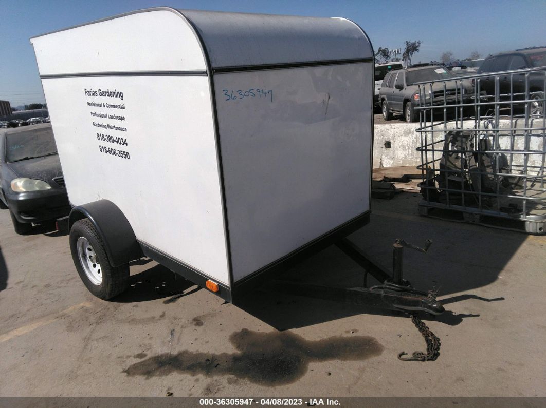 2005 AZTEX ENCLOSED TRAILER White  Other 4ZBEN10815F020371 photo #1