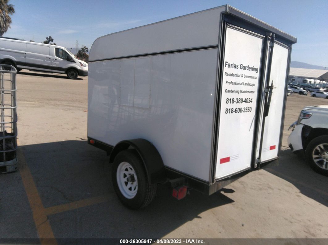 2005 AZTEX ENCLOSED TRAILER White  Other 4ZBEN10815F020371 photo #4