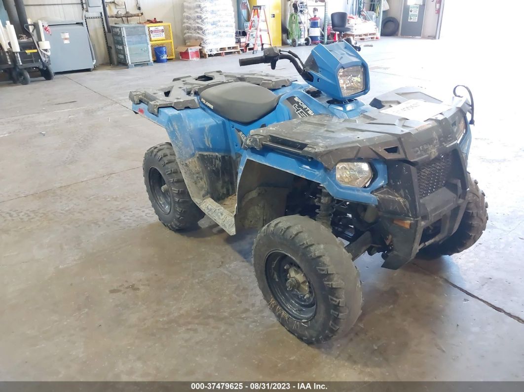 2018 POLARIS SPORTSMAN 450 H.O. Blue  Gasoline 4XASEA503JA261229 photo #1