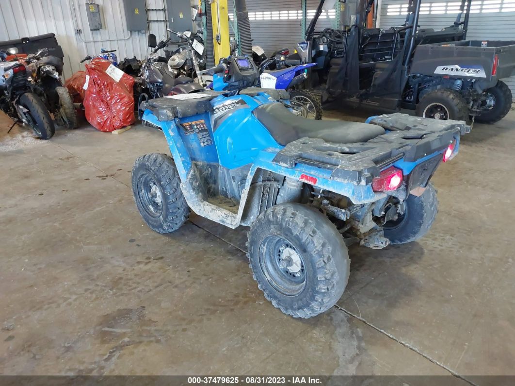 2018 POLARIS SPORTSMAN 450 H.O. Blue  Gasoline 4XASEA503JA261229 photo #4