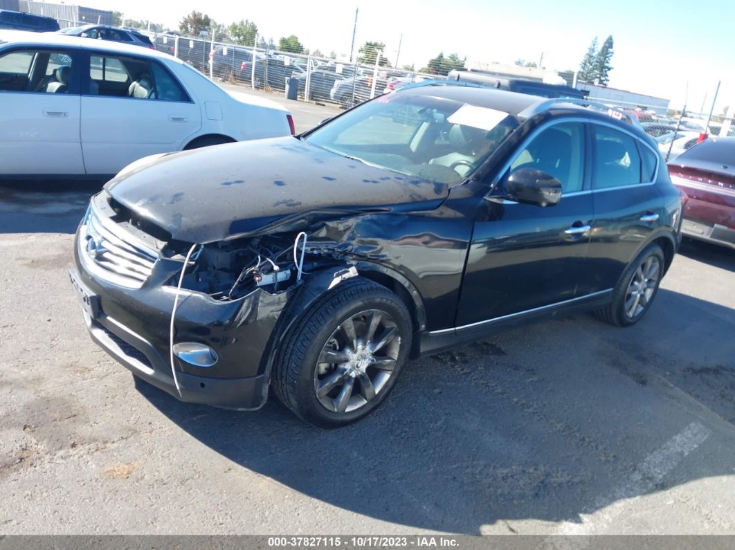 2011 INFINITI EX35 JOURNEY Black  Gasoline JN1AJ0HP1BM801795 photo #3