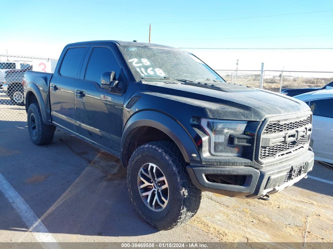 2017 FORD F-150 RAPTOR Black  Gasoline 1FTFW1RG1HFC02093 photo #1