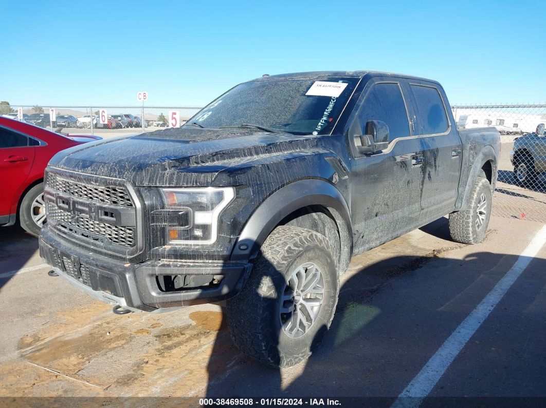 2017 FORD F-150 RAPTOR Black  Gasoline 1FTFW1RG1HFC02093 photo #3