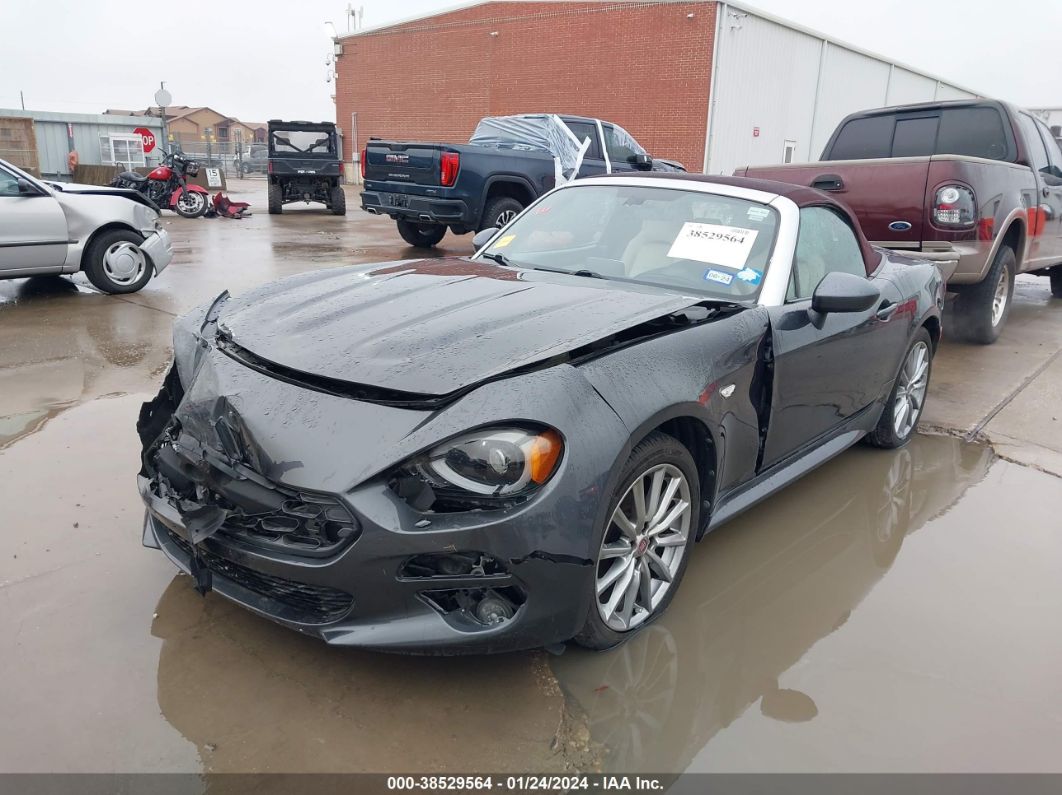 2018 FIAT 124 SPIDER LUSSO RED TOP EDITION Gray  Gasoline JC1NFAEK8J0139103 photo #3