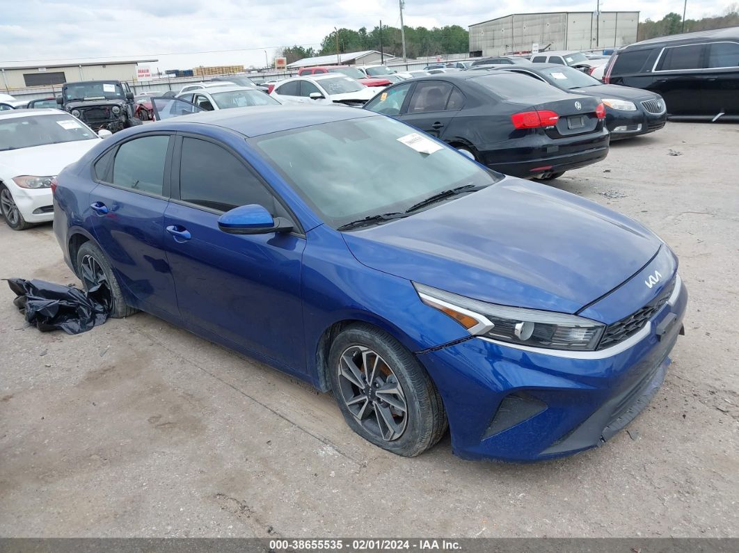 2022 KIA FORTE LXS Blue  Gasoline 3KPF24AD8NE492997 photo #1