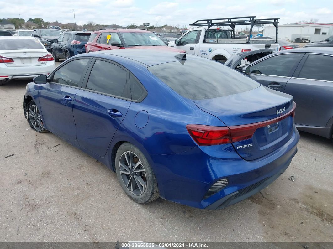 2022 KIA FORTE LXS Blue  Gasoline 3KPF24AD8NE492997 photo #4