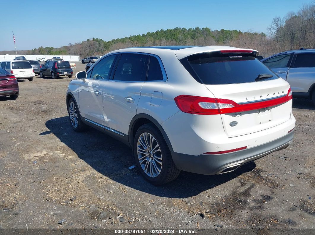 2018 LINCOLN MKX RESERVE White  Gasoline 2LMPJ6LR4JBL19409 photo #4