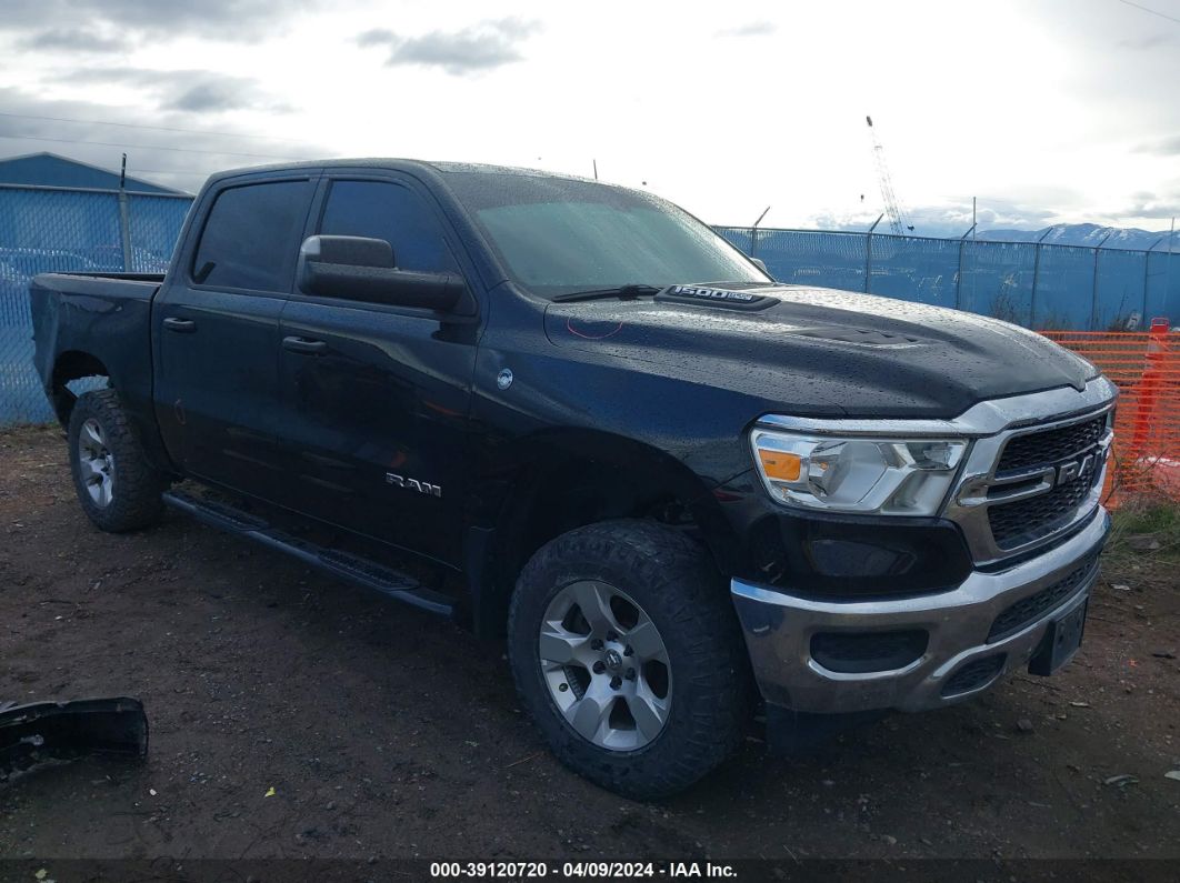 2020 RAM 1500 TRADESMAN  4X4 5'7 BOX Black  Gasoline 1C6SRFGT4LN231693 photo #1