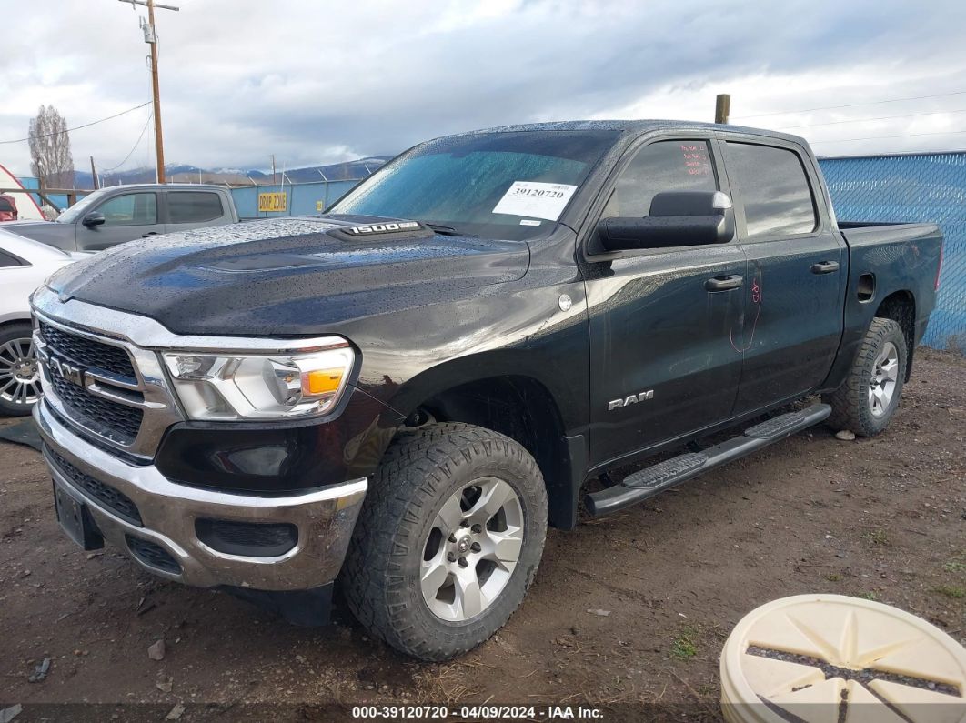 2020 RAM 1500 TRADESMAN  4X4 5'7 BOX Black  Gasoline 1C6SRFGT4LN231693 photo #3