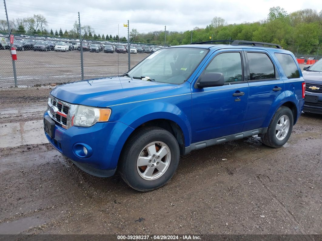 2011 FORD ESCAPE XLT Blue  Flexible Fuel 1FMCU0DG1BKA66844 photo #3