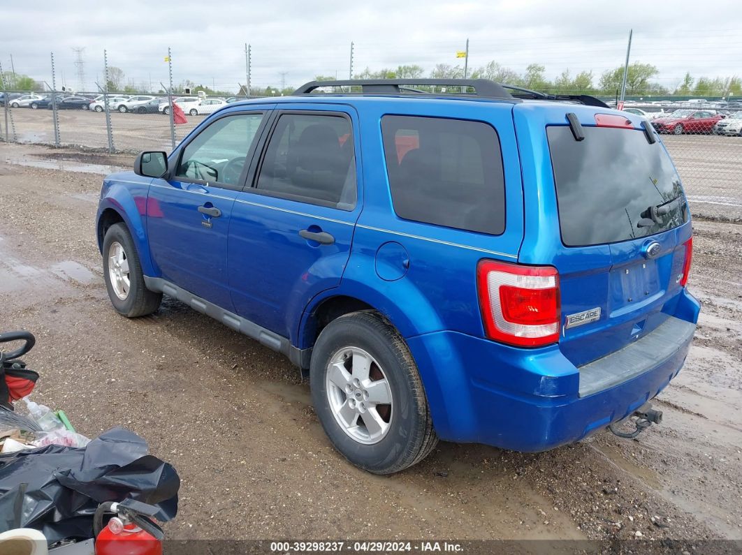 2011 FORD ESCAPE XLT Blue  Flexible Fuel 1FMCU0DG1BKA66844 photo #4