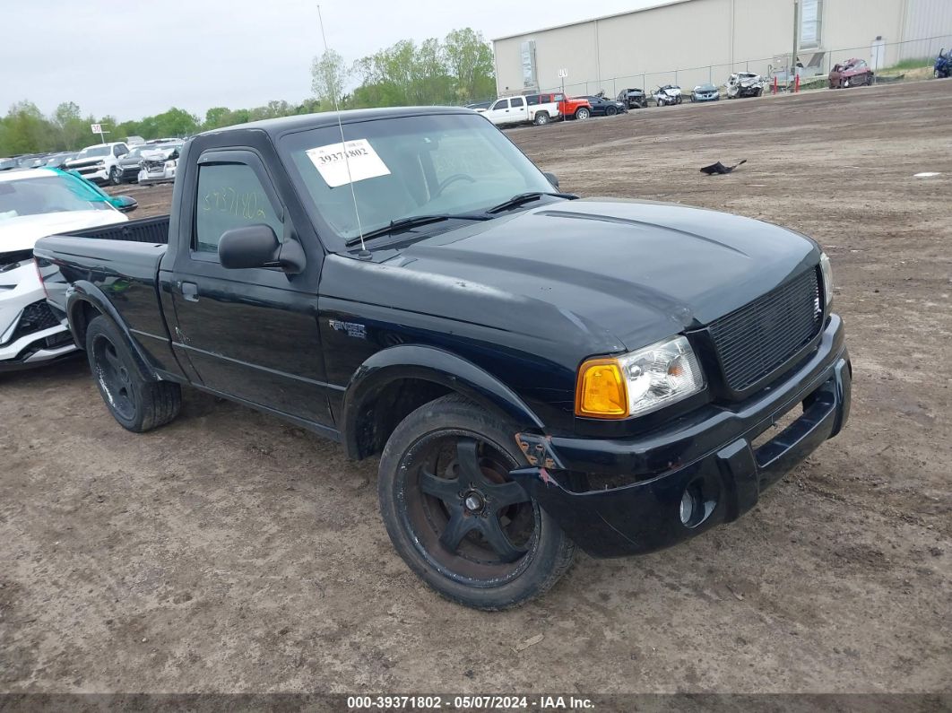 2001 FORD RANGER Black  Gasoline 1FTYR10C51PA45260 photo #1