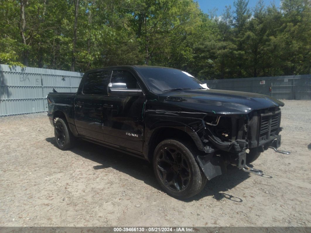 2019 RAM 1500 LIMITED  4X4 5'7 BOX Black  Gasoline 1C6SRFHT9KN778617 photo #1