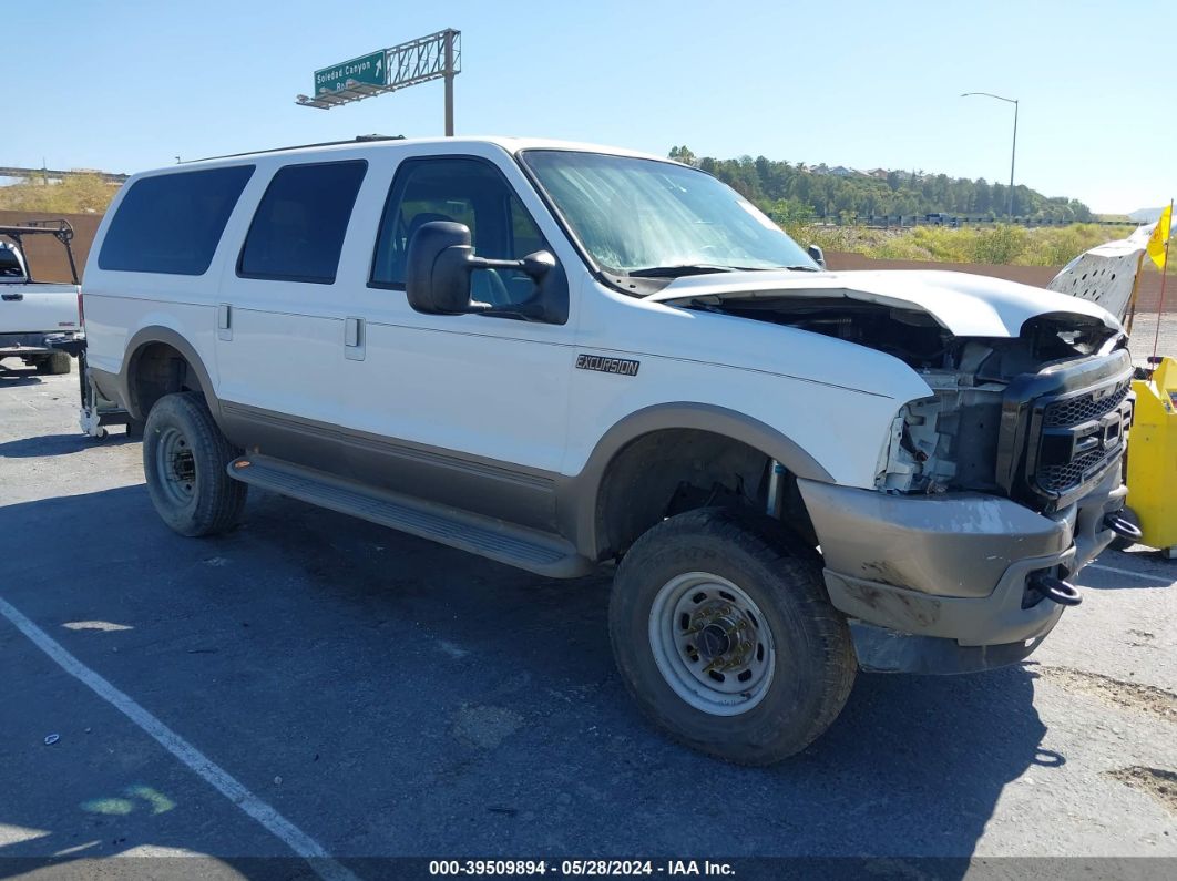 2003 FORD EXCURSION EDDIE BAUER White  Diesel 1FMSU45P93EC40015 photo #1