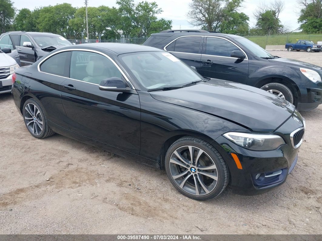 2017 BMW 230I Black  Gasoline WBA2F9C33HV983950 photo #1