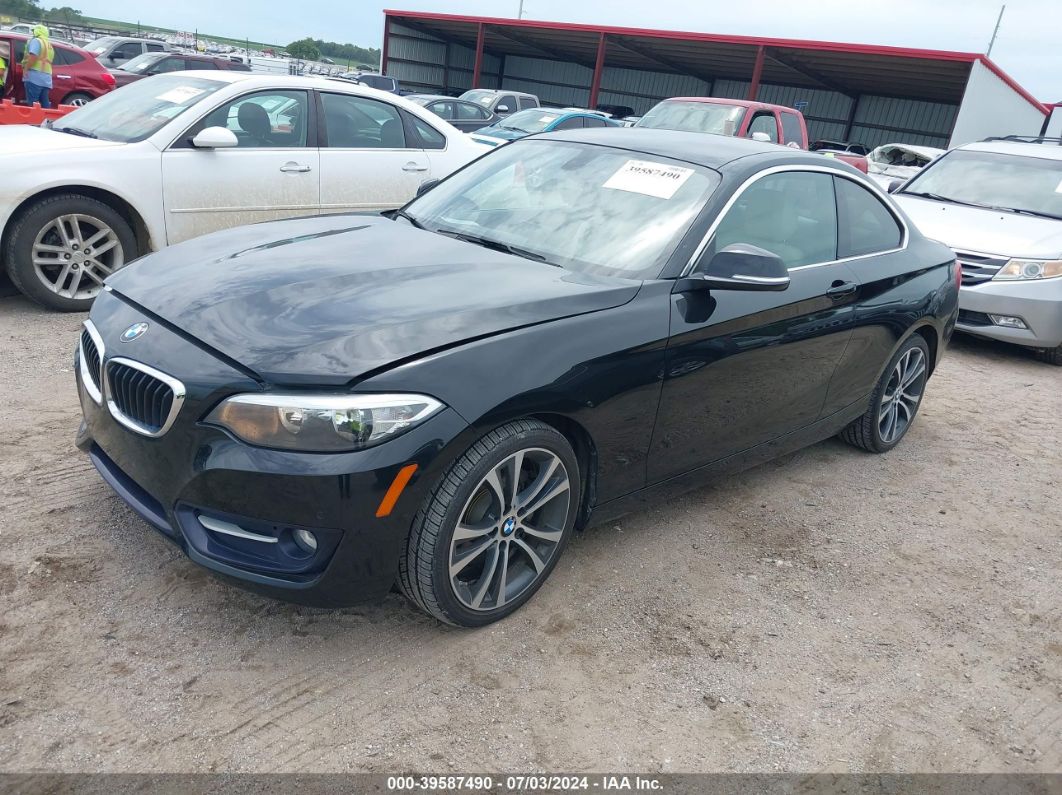 2017 BMW 230I Black  Gasoline WBA2F9C33HV983950 photo #3