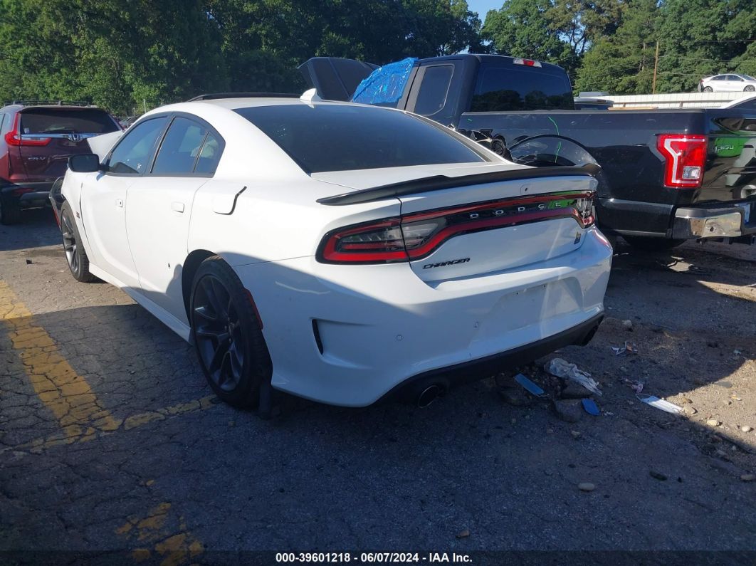 2023 DODGE CHARGER SCAT PACK White  Gasoline 2C3CDXGJXPH635472 photo #4