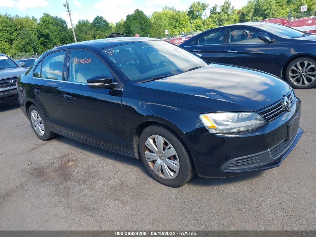 2013 VOLKSWAGEN JETTA 2.5L SE Black  Gasoline 3VWBP7AJ6DM397234 photo #1