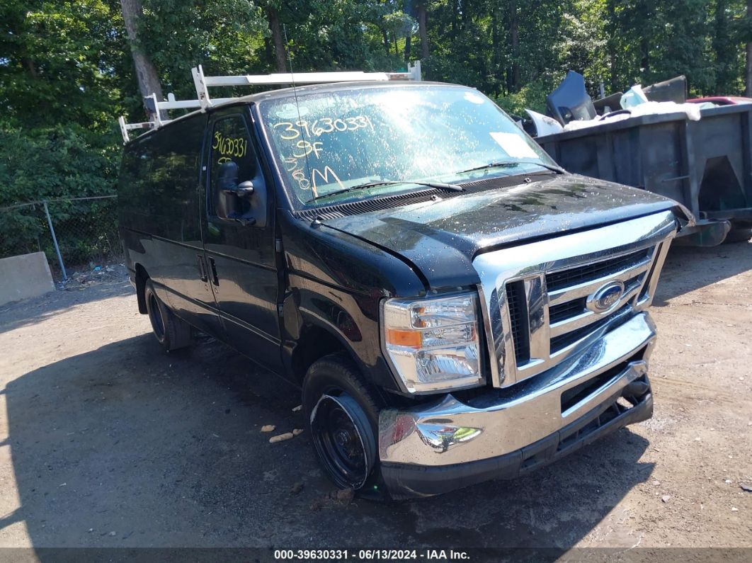 2014 FORD E-150 COMMERCIAL Black  Gasoline 1FTNE1EW4EDA24151 photo #1