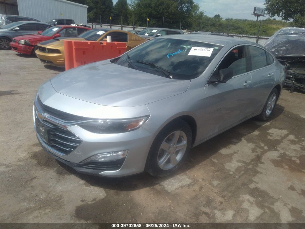 2020 CHEVROLET MALIBU FWD 1FL Silver  Gasoline 1G1ZC5ST5LF143779 photo #3