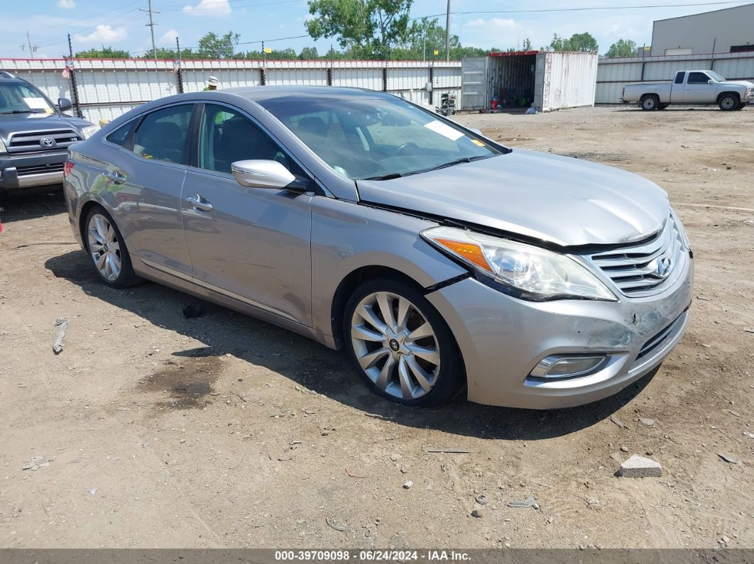 2012 HYUNDAI AZERA Silver  Gasoline KMHFH4JG3CA192837 photo #1